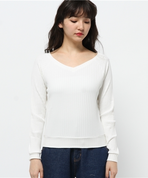 Chico（チコ）の「トタンテレコ長袖PO（Tシャツ/カットソー・レディース・アイボリー/ライトグレー/ブラック・FREE）」の4枚目の写真