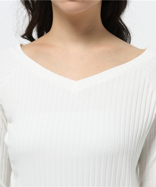 Chico（チコ）の「トタンテレコ長袖PO（Tシャツ/カットソー・レディース・アイボリー/ライトグレー/ブラック・FREE）」の7枚目の写真