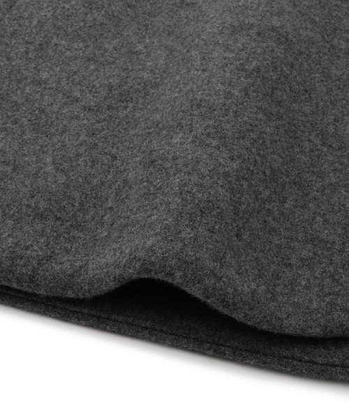 ADAM ET ROPE'（アダムエロペ）の「Super140'sメルトンシャツコート（ステンカラーコート・レディース・ベージュ系その他/グレー・38/36）」の15枚目の写真