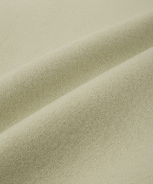 ADAM ET ROPE'（アダムエロペ）の「Super140'sメルトンシャツコート（ステンカラーコート・レディース・ベージュ系その他/グレー・38/36）」の19枚目の写真