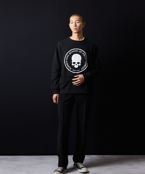 SCHOOL OF VISUAL COMEDY PRINTED CLASSIC CREWNECK SWEATSHIRT