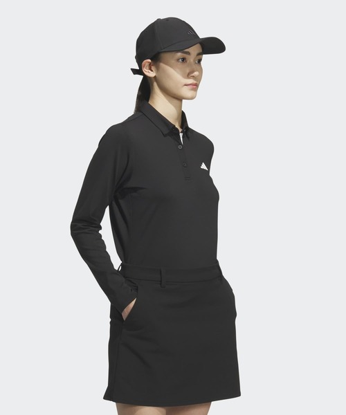 adidas（アディダス）の「COLD. RDY ポロシャツ 長袖【adidas Golf/アディダスゴルフ】（ポロシャツ・レディース・ブラック・X-LARGE/SMALL/MEDIUM/LARGE/XX-LARGE）」の5枚目の写真