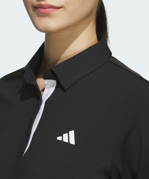 adidas（アディダス）の「COLD. RDY ポロシャツ 長袖【adidas Golf/アディダスゴルフ】（ポロシャツ・レディース・ブラック・X-LARGE/SMALL/MEDIUM/LARGE/XX-LARGE）」の3枚目の写真