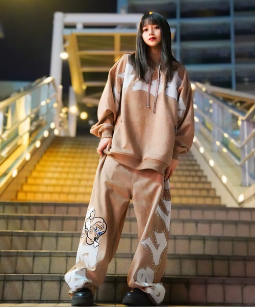 GA×GALFY-スウェードキラキラSETUP（セットアップ）｜GALFY