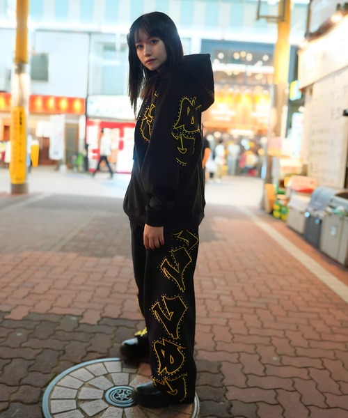 GA×GALFY-スウェードキラキラSETUP（セットアップ）｜GALFY