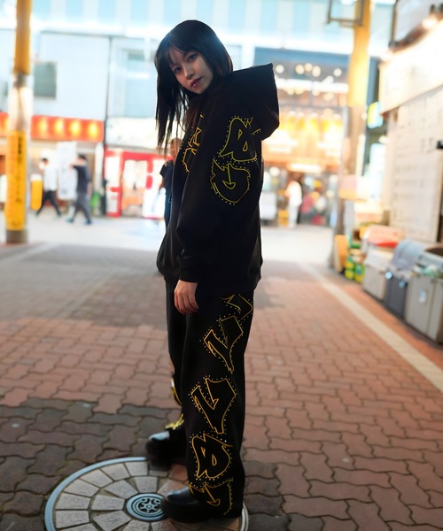 *Giraffy*専用 GA×GALFY-スウェードキラキラSETUP（セットアップ）｜GALFY