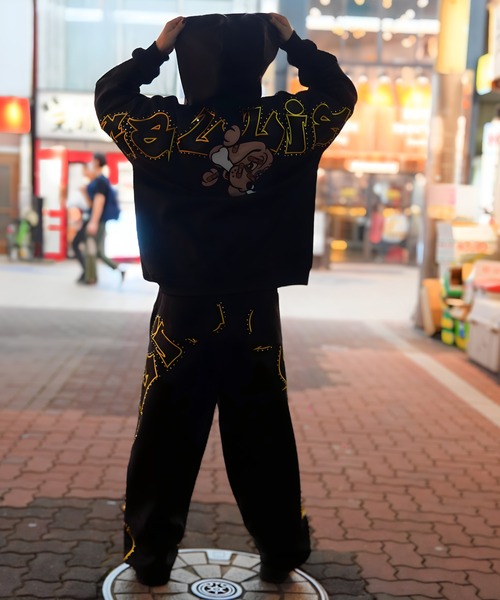 GA×GALFY-スウェードキラキラSETUP（セットアップ）｜GALFY