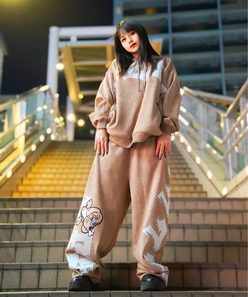 GA×GALFY-スウェードキラキラSETUP（セットアップ）｜GALFY