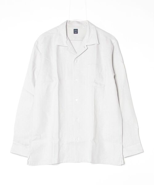 BEAMS F（ビームスエフ）の「F LI SLD OPEN/C（シャツ/ブラウス・メンズ・ホワイト/ライトグレー/ネイビー/ロイヤルブルー・SMALL/MEDIUM/LARGE/X-LARGE）」の2枚目の写真