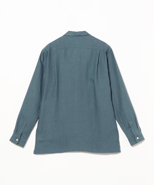 BEAMS F(ビームスエフ)の「リネン ソリッド オープンカラーシャツ(シャツ/ブラウス・メンズ・ホワイト/ライトグレー/ネイビー/ロイヤルブルー・SMALL/MEDIUM/LARGE/X-LARGE)」の13枚目の写真