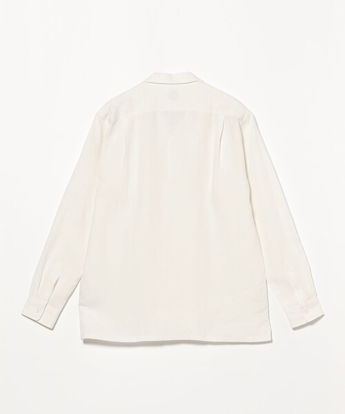 BEAMS F(ビームスエフ)の「リネン ソリッド オープンカラーシャツ(シャツ/ブラウス・メンズ・ホワイト/ライトグレー/ネイビー/ロイヤルブルー・SMALL/MEDIUM/LARGE/X-LARGE)」の16枚目の写真