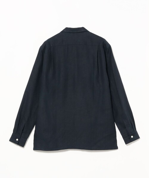 BEAMS F(ビームスエフ)の「リネン ソリッド オープンカラーシャツ(シャツ/ブラウス・メンズ・ホワイト/ライトグレー/ネイビー/ロイヤルブルー・SMALL/MEDIUM/LARGE/X-LARGE)」の10枚目の写真