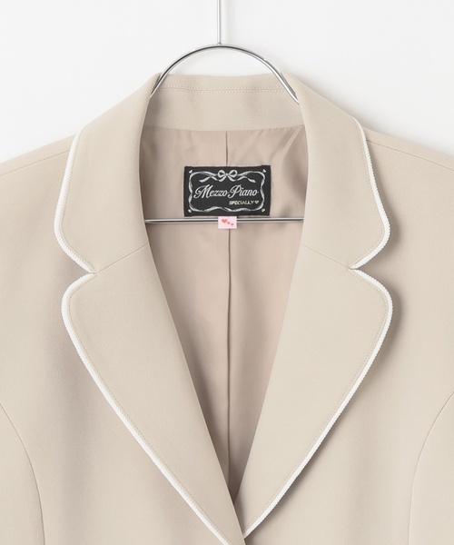 パイピングジャケット（スーツジャケット）｜mezzo piano Junior