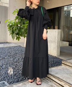 ZOZO限定・多サイズ】Aラインギャザーワンピース≪Made by ZOZO