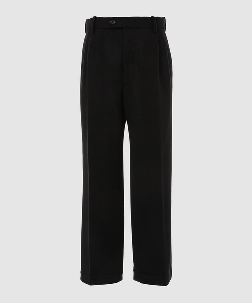 WhoWhat(フーワット)の「WOOL BEAVER TROUSERS(その他パンツ・メンズ・ブルー/ブラック・M)」の2枚目の写真