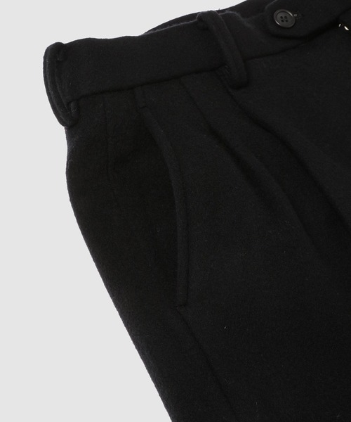 WhoWhat(フーワット)の「WOOL BEAVER TROUSERS(その他パンツ・メンズ・ブルー/ブラック・M)」の4枚目の写真