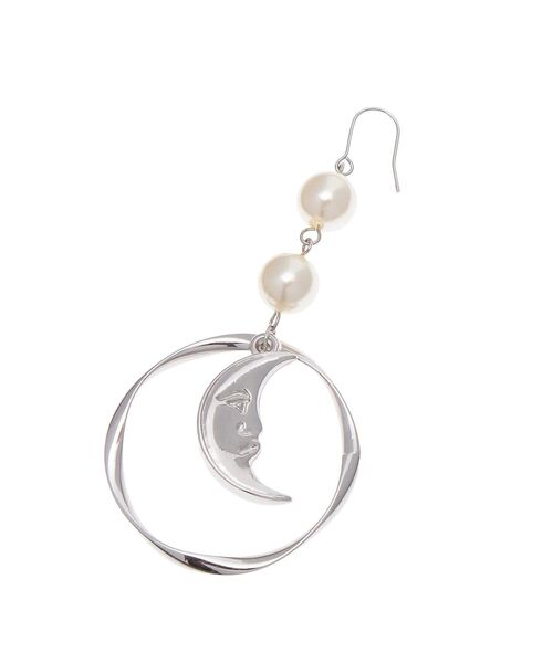 EVRIS(エヴリス)の「CIRCLE SUNNY MOTIFピアス(ピアス(両耳用)・レディース・シルバー/ゴールド・FREE)」の8枚目の写真