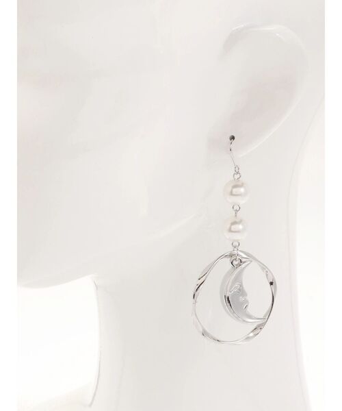 EVRIS(エヴリス)の「CIRCLE SUNNY MOTIFピアス(ピアス(両耳用)・レディース・シルバー/ゴールド・FREE)」の10枚目の写真