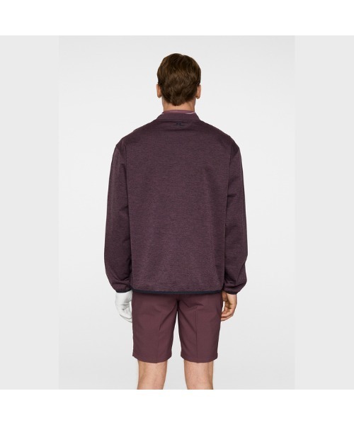 J.LINDEBERG(ジェイリンドバーグ)の「【J.LINDEBERG/GOLF】クルーネックミッドレイヤー(その他トップス・メンズ・パープル・M)」の3枚目の写真