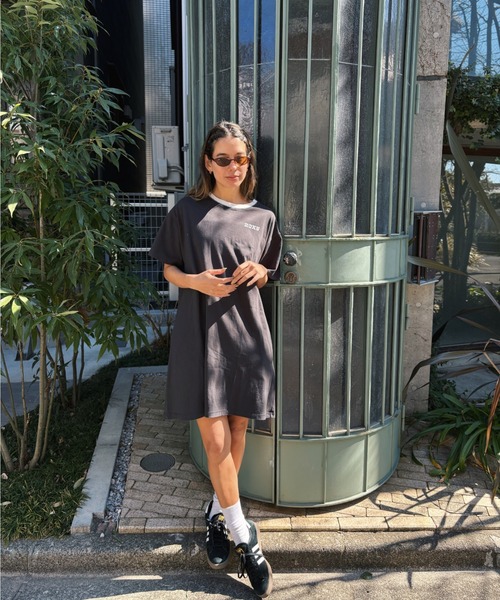 ROXY(ロキシー)の「MARGUERITE DRESS/ロキシーワンピース(ワンピース・レディース・グレー/ブラック/ホワイト・MEDIUM/LARGE)」の21枚目の写真