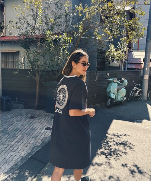 ROXY(ロキシー)の「MARGUERITE DRESS/ロキシーワンピース(ワンピース・レディース・グレー/ブラック/ホワイト・MEDIUM/LARGE)」の12枚目の写真