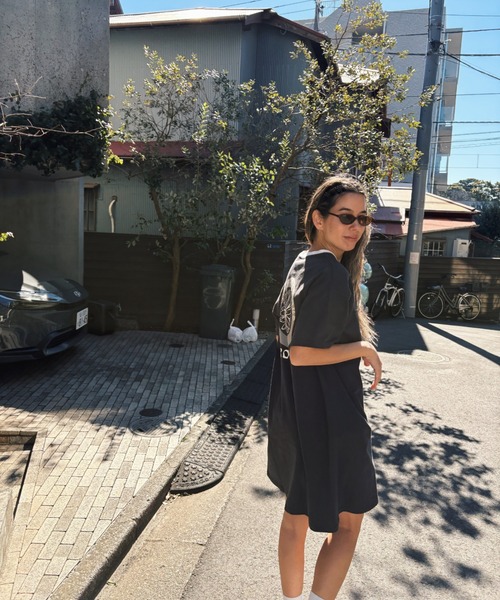 ROXY(ロキシー)の「MARGUERITE DRESS/ロキシーワンピース(ワンピース・レディース・グレー/ブラック/ホワイト・MEDIUM/LARGE)」の14枚目の写真