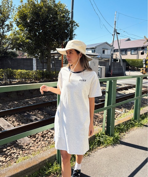 ROXY(ロキシー)の「MARGUERITE DRESS/ロキシーワンピース(ワンピース・レディース・グレー/ブラック/ホワイト・MEDIUM/LARGE)」の6枚目の写真
