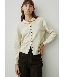 uyu.（ウユ）の「多ボタンハイネックニットカーディガントップス（カーディガン/ボレロ）」