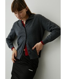 uyu.（ウユ）の「多ボタンハイネックニットカーディガントップス（カーディガン/ボレロ）」