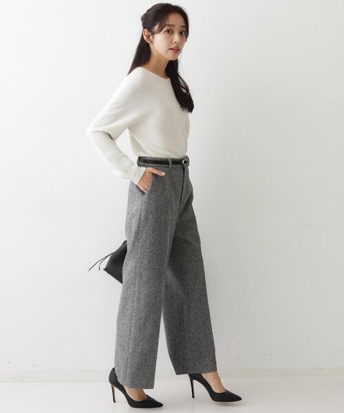 セール】【日本製】ラメ入りツイードパンツ（その他パンツ）｜COUP DE