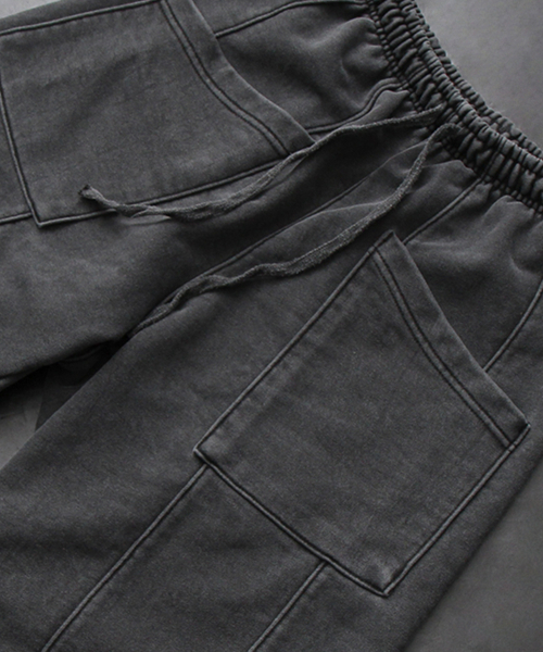 CRIGUN（クリガン）の「ポケットバミューダパンツピグメントBLACK（その他パンツ・レディース・ブラック・MEDIUM/LARGE/X-LARGE）」の6枚目の写真