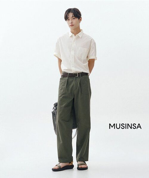 FRIZMWORKS(フリズムワークス)の「FEATHER CN RELAXED HALF SHIRT _ IVORY(シャツ/ブラウス・メンズ・その他・SMALL/MEDIUM/LARGE)」の7枚目の写真