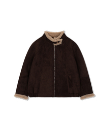 MOAA（モア）の「Chestnut Faux Shearling Jacket (WALNUT)（ムートンコート）」