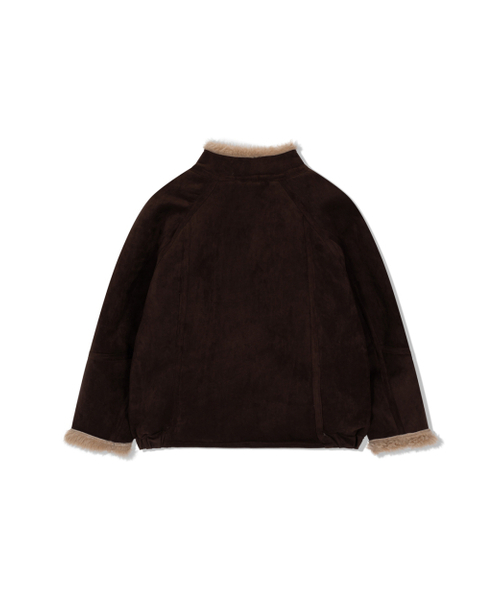 MOAA(モア)の「Chestnut Faux Shearling Jacket (WALNUT)(ムートンコート・レディース・その他・SMALL/MEDIUM)」の3枚目の写真