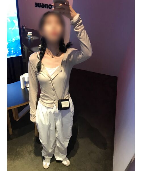 MUSINSA STANDARD WOMAN（ムシンサスタンダードウーマン）の「ウィメンズ ブライト パラシュート カーゴパンツ [グレー]（その他パンツ・レディース・その他・30/24/26/28）」の10枚目の写真