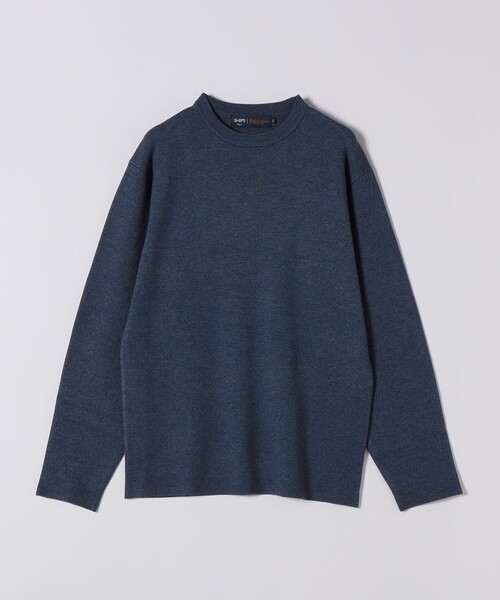 SHIPS Colors(シップス カラーズ)の「SHIPS Colors:〈吸湿発熱〉Solist(R) Heat ハーフ ミラノ ニット◇(ニット/セーター・メンズ・ダークグレー/グレー/ナチュラル/ブルー/チャコールグレー・X-LARGE/LARGE/MEDIUM)」の7枚目の写真
