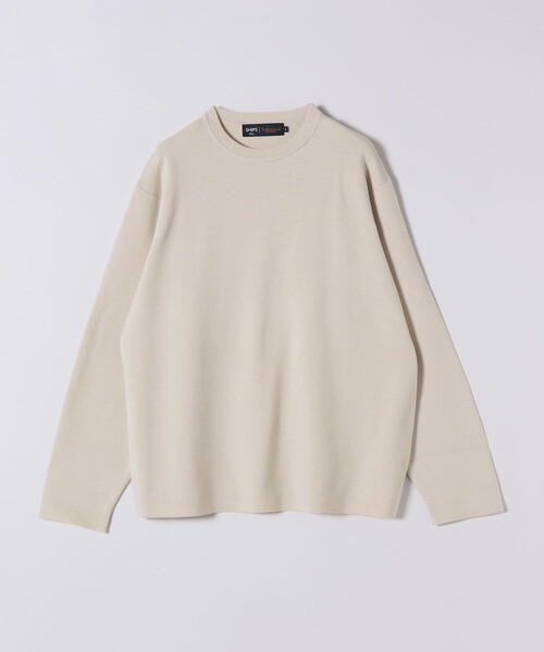 SHIPS Colors(シップス カラーズ)の「SHIPS Colors:〈吸湿発熱〉Solist(R) Heat ハーフ ミラノ ニット◇(ニット/セーター・メンズ・ダークグレー/グレー/ナチュラル/ブルー/チャコールグレー・X-LARGE/LARGE/MEDIUM)」の8枚目の写真
