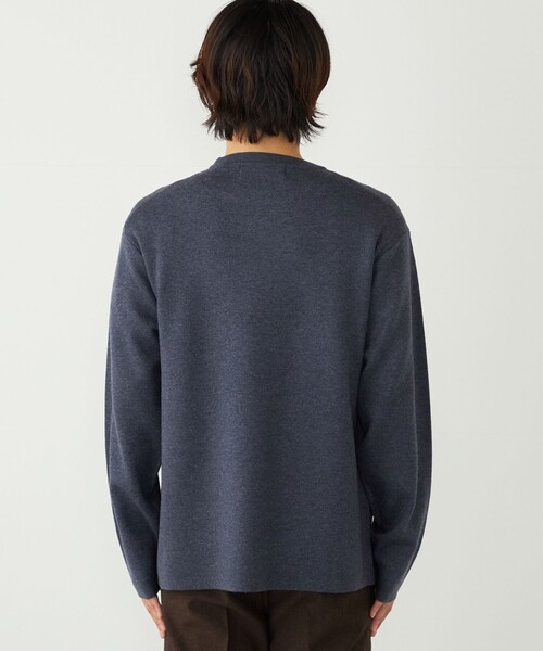 SHIPS Colors(シップス カラーズ)の「SHIPS Colors:〈吸湿発熱〉Solist(R) Heat ハーフ ミラノ ニット◇(ニット/セーター・メンズ・ダークグレー/グレー/ナチュラル/ブルー/チャコールグレー・X-LARGE/LARGE/MEDIUM)」の20枚目の写真