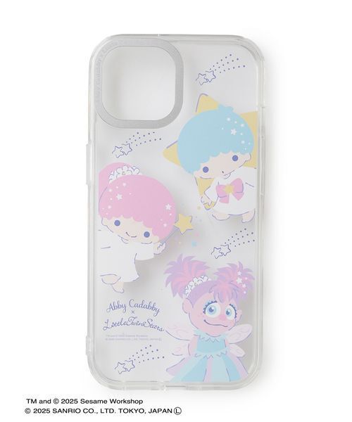 sanrio（サンリオ）の「【アビー×リトルツインスターズ】スマホクリアケース＆シート（iPhone13／14／15対応）（スマホケース/カバー・レディース・マルチ/シルバー/ラベンダー・F）」の7枚目の写真