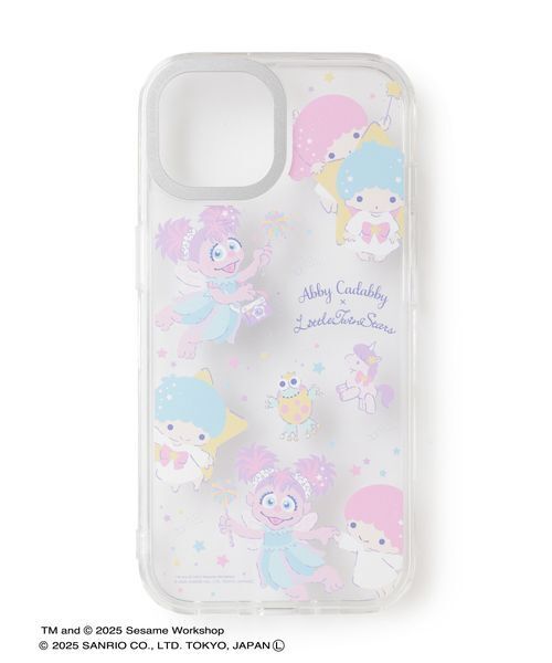 sanrio（サンリオ）の「【アビー×リトルツインスターズ】スマホクリアケース＆シート（iPhone13／14／15対応）（スマホケース/カバー・レディース・マルチ/シルバー/ラベンダー・F）」の9枚目の写真