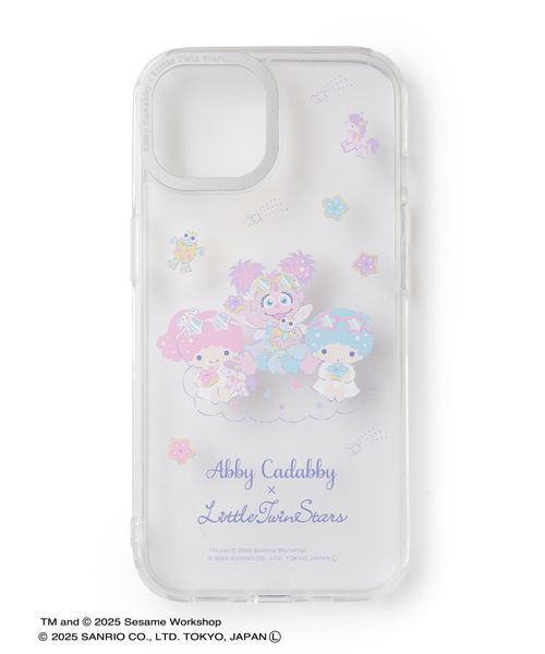 sanrio（サンリオ）の「【アビー×リトルツインスターズ】スマホクリアケース＆シート（iPhone13／14／15対応）（スマホケース/カバー・レディース・マルチ/シルバー/ラベンダー・F）」の11枚目の写真