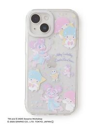 sanrio（サンリオ）の「【アビー×リトルツインスターズ】スマホクリアケース＆シート（iPhone13／14／15対応）（スマホケース/カバー）」