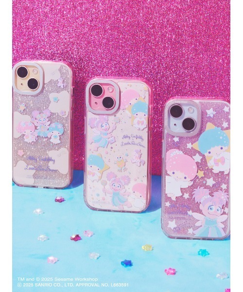 sanrio（サンリオ）の「【アビー×リトルツインスターズ】スマホクリアケース＆シート（iPhone13／14／15対応）（スマホケース/カバー・レディース・マルチ/シルバー/ラベンダー・F）」の15枚目の写真