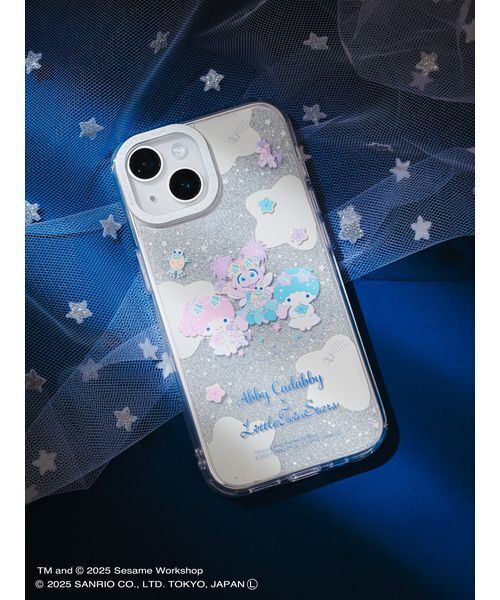 sanrio（サンリオ）の「【アビー×リトルツインスターズ】スマホクリアケース＆シート（iPhone13／14／15対応）（スマホケース/カバー・レディース・マルチ/シルバー/ラベンダー・F）」の16枚目の写真