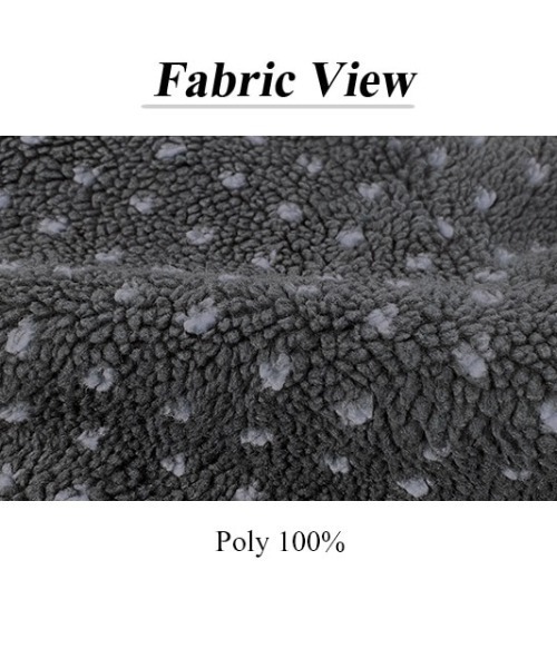 セール】ハート模様ドット柄フリースジップパーカー（ブルゾン