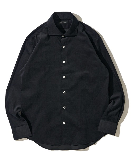 TETE HOMME（テットオム）の「【WEB限定】コーデュロイ ホリゾンタルカラーシャツ（シャツ/ブラウス・メンズ・ブルー/ブラック/アイボリー/ネイビー・MEDIUM/LARGE/X-LARGE）」の13枚目の写真