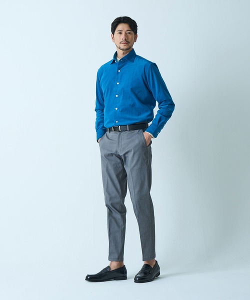 TETE HOMME（テットオム）の「【WEB限定】コーデュロイ ホリゾンタルカラーシャツ（シャツ/ブラウス・メンズ・ブルー/ブラック/アイボリー/ネイビー・MEDIUM/LARGE/X-LARGE）」の12枚目の写真