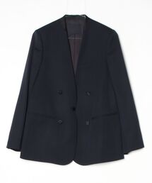 CINOH（チノ）の「BLACK FORMAL NO COLLAR JACKET（ノーカラージャケット）」