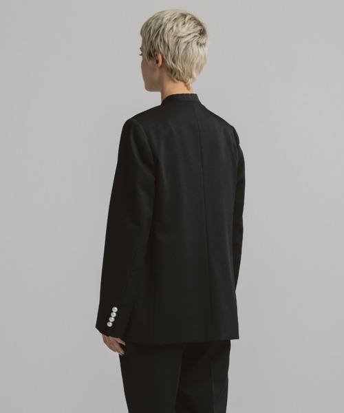 CINOH（チノ）の「BLACK FORMAL NO COLLAR JACKET（ノーカラー