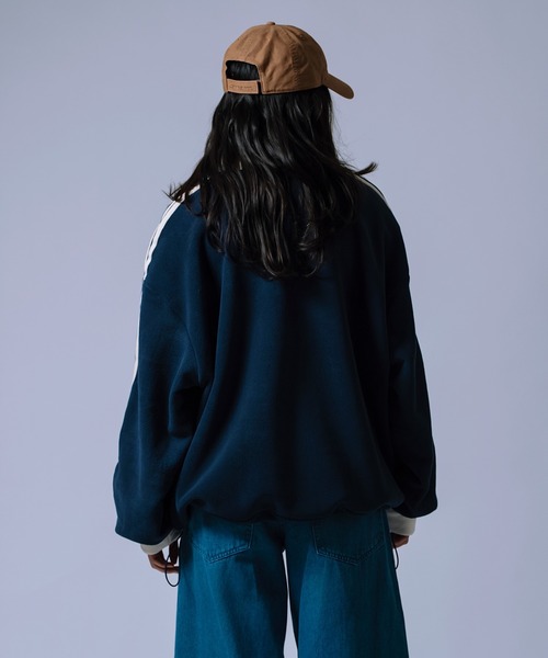 improves（インプローブス）の「【Unisex】フリース ハーフジップ トラック プルオーバー（スウェット・メンズ・アイボリー/ネイビー/チャコール・LARGE/MEDIUM）」の14枚目の写真